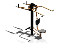 Уличный тренажер "Верхняя тяга Брусья Пресс" УТ339 в Ярославле