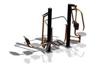 Уличный тренажер "Жим ногами Шагомер Жим от груди" УТ333 в Ярославле