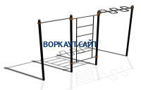 Спортивный комплекс воркаут ВС-129 в Ярославле