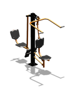 Уличный тренажер "Верхняя тяга Жим ногами" УТ322 в Ярославле