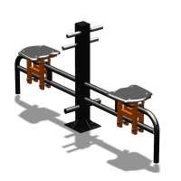 Уличный тренажер  "Каталка двойная"   УТ215 в Ярославле