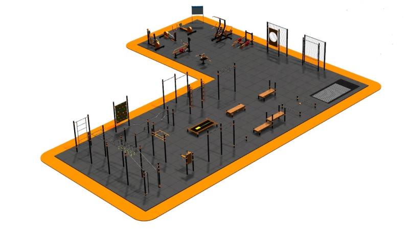 Дизайн проект спортплощадки Угловая в Ярославле