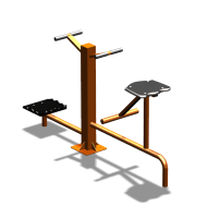 Уличный тренажер "Твистер стоя Твистер сидя" УТ323 в Ярославле