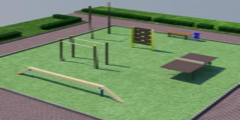 Проект спортплощадки мини спорт  в Ярославле