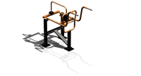 Силовой уличный тренажер  "Приседания"  УТ404 в Ярославле