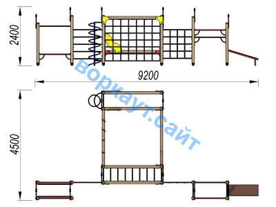 Детский спортивный комплекс ДСК 3102 в Ярославле