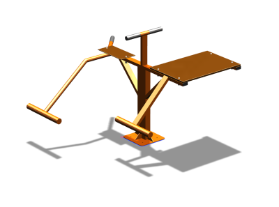 Уличный тренажер "Пресс Гиперэкстензия" УТ327 в Ярославле