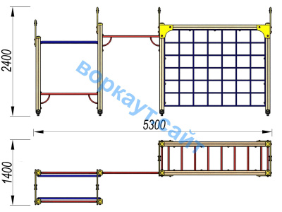 Детский спортивный комплекс Атлет ДСК 3106 в Ярославле