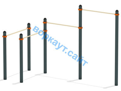 Турник двойной с брусьями ВС-17 в Ярославле