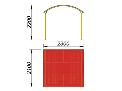 Навес судейский МАФ 4004 в Ярославле