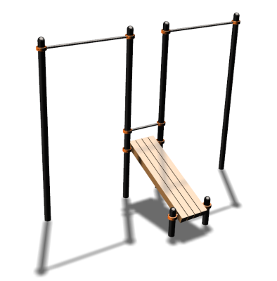 Воркаут турники со скамьей для пресса ВС-27 в Ярославле