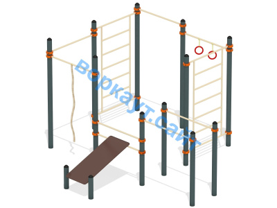 Спортивный комплекс воркаут ВС-47 в Ярославле