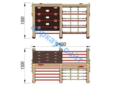 Детский спортивный комплекс ДСК 3203 в Ярославле