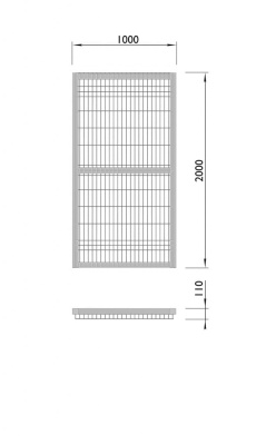 Калитка спортивной площадки МАФ 5105 в Ярославле