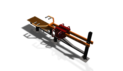 Силовой уличный тренажер  "Жим лежа"  УТ411 в Ярославле