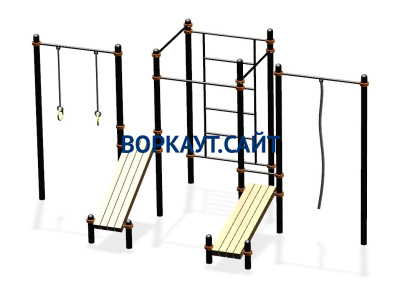 Спортивный комплекс воркаут ВС-44 в Ярославле