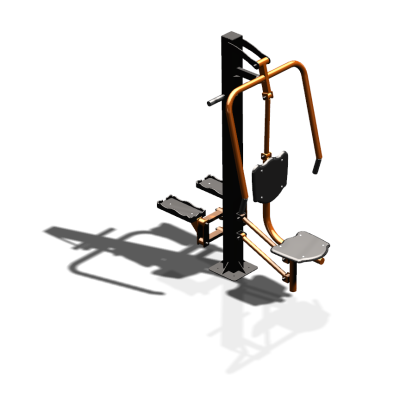 Уличный тренажер "Жим от груди Степпер" УТ342 в Ярославле