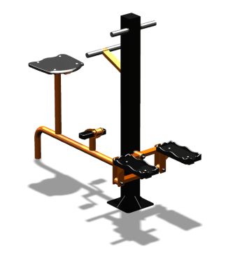 Уличный тренажер "Вело Степпер" УТ319 в Ярославле