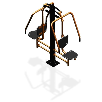 Уличный тренажер  "Жим от груди двойной" УТ204 в Ярославле