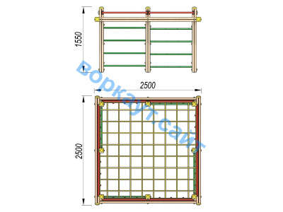 Детский спортивный комплекс ДСК 3109 в Ярославле