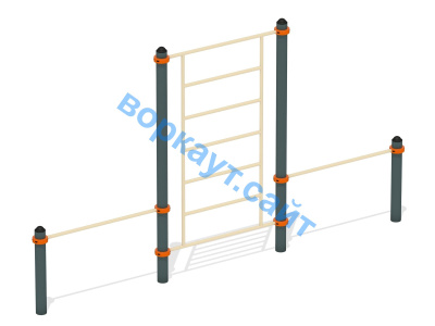 Шведская стенка с перекладинами ВС-13 в Ярославле
