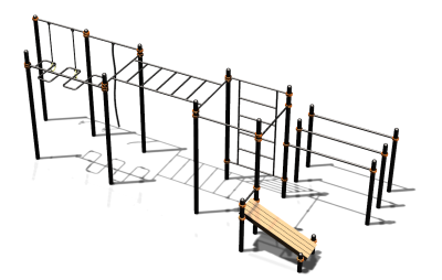 Спортивный комплекс воркаут ВС-77 в Ярославле