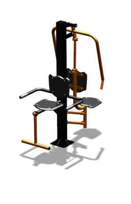 Уличный тренажер "Жим от груди Флекс" УТ324 в Ярославле