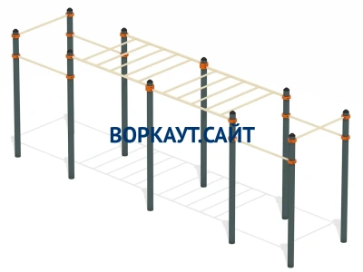 Воркаут рукоход с турниками ВС-23 в Ярославле