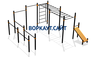 Спортивный комплекс воркаут ВС-109 в Ярославле