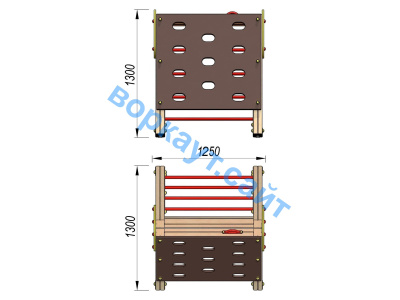 Детский спортивный комплекс ДСК 3202 в Ярославле