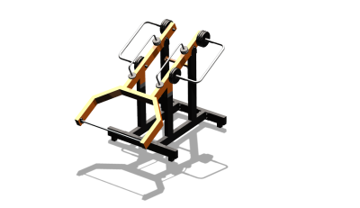 Силовой уличный тренажер  "Мультиштанга"  УТ417 в Ярославле
