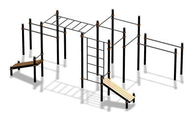 Спортивный комплекс воркаут ВС-100 в Ярославле