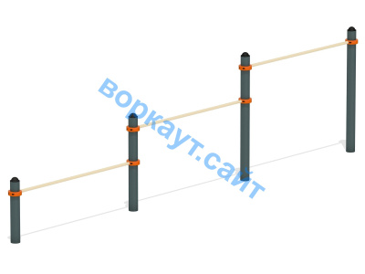 Каскад турников тройной ВС-6 в Ярославле