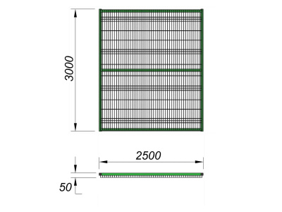 Ограждение спортивной площадки 2500х3000 МАФ 5103 в Ярославле