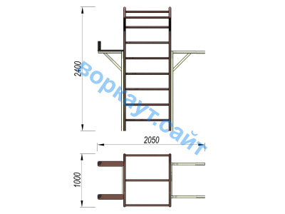 Детский спортивный комплекс 3 в 1 ДСК 3103 в Ярославле