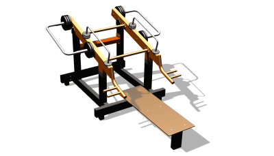 Силовой уличный тренажер  "Жим от груди"  УТ422 в Ярославле