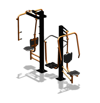 Уличный тренажер "Жим от себя Шагомер Баттерфляй" УТ303 в Ярославле