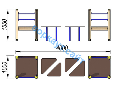 Детский спортивный комплекс Мостик ДСК 3114 в Ярославле