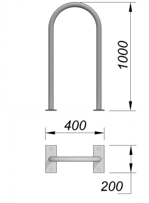 Велопарковка МАФ 6001 в Ярославле