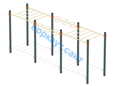 Воркаут комплекс рукоходов ВС-22 в Ярославле
