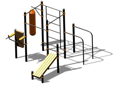 Спортивный комплекс воркаут ВС-93 в Ярославле