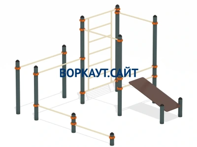 Спортивный комплекс воркаут ВС-43 в Ярославле