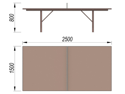 Теннисный стол МАФ 3517 в Ярославле